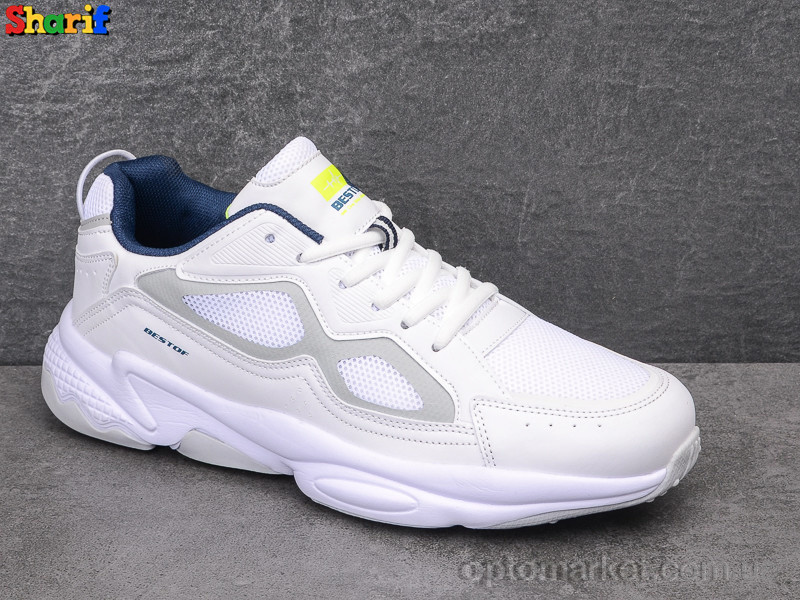 Купить Кросівки чоловічі 66094-3 Bestof білий, фото 2