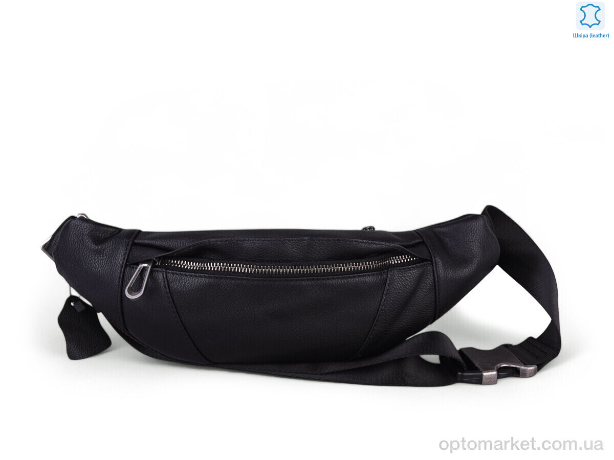 Купить Бананка чоловічі 6613 black Sunshine bag чорний, фото 1