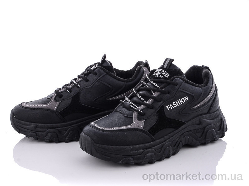 Купить Кроссовки женские 6615-1 Happy черный, фото 1