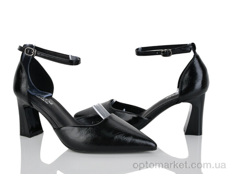 Купить Туфлі жіночі 66156-144 Starscene чорний, фото 1