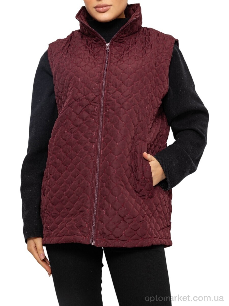 Купить Жилетка жіночі 6632 (11992) bordo GXY бордовий, фото 1