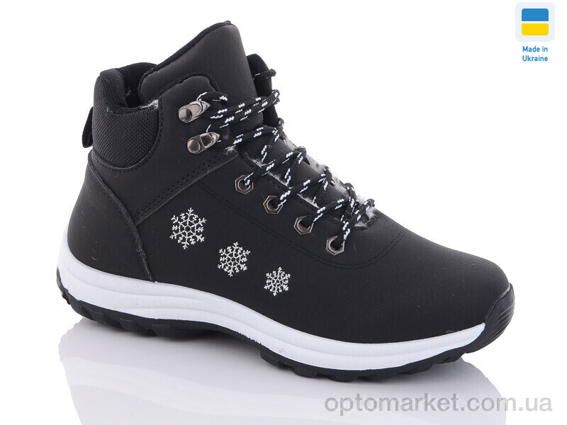 Купить Черевики жіночі 6648-1 Swin чорний, фото 1