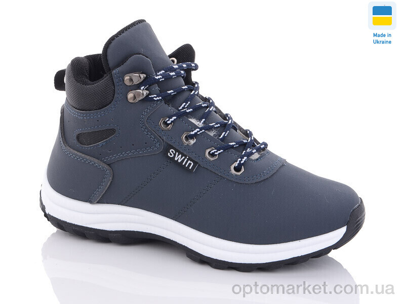 Купить Черевики жіночі 6651-4 Swin синій, фото 1
