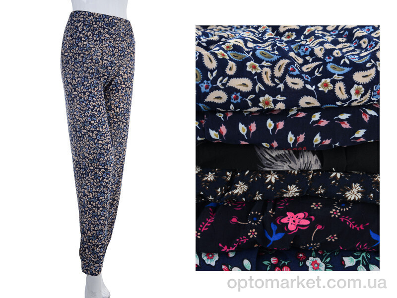 Купить Спортивні штаны жіночі 67-1 mix (01867) Black Cyclone мікс, фото 1