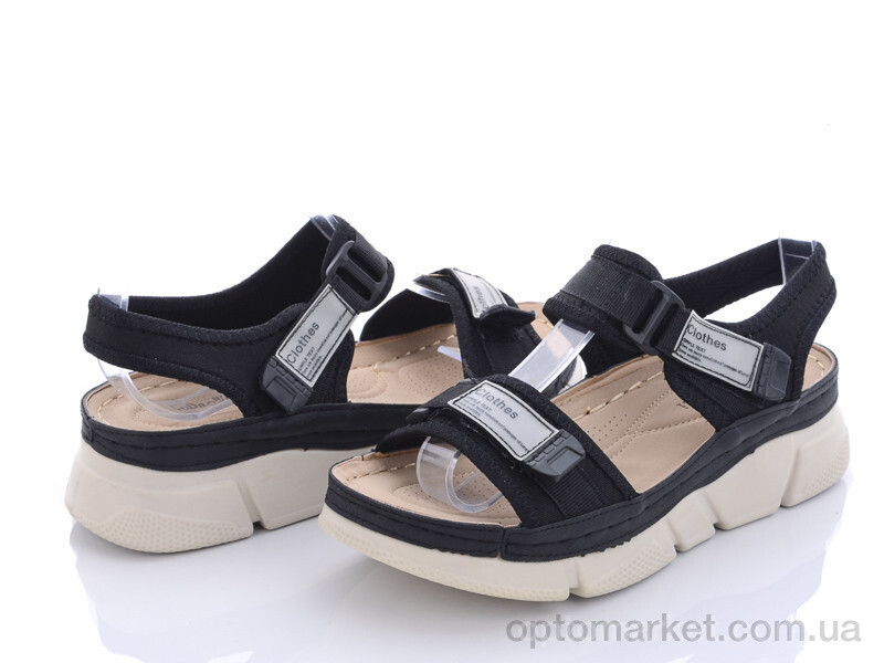 Купить Босоніжки жіночі 6707 black LuDaoWangZi чорний, фото 1