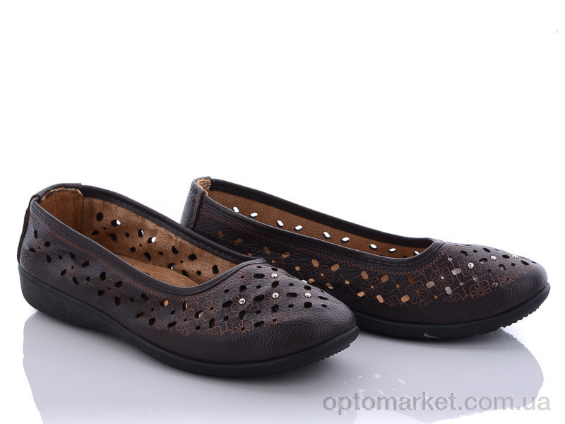 Купить Туфлі жіночі 6708 Jibukang коричневий, фото 1