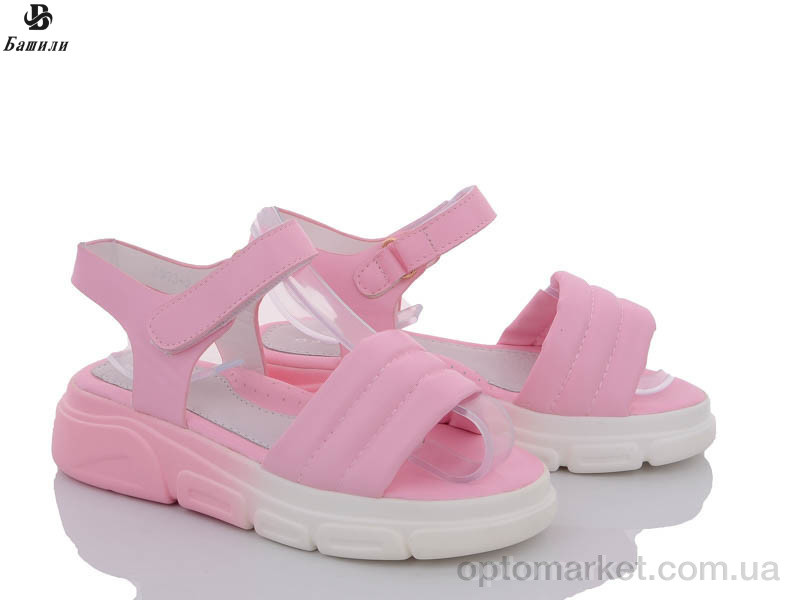 Купить Босоніжки дитячі 6751-A993-24 Башили рожевий, фото 1