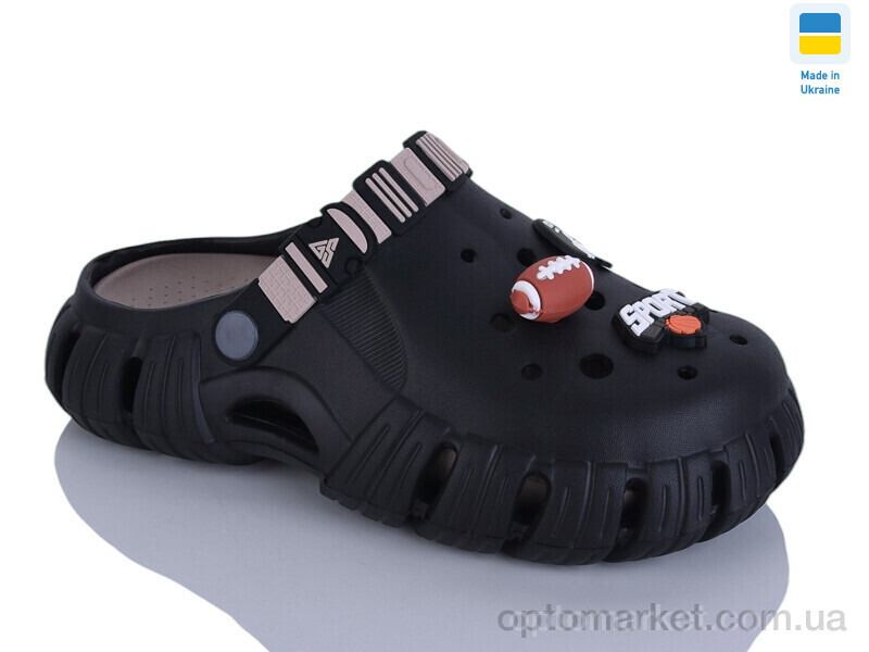 Купить Крокси жіночі 6770 чорний Gipanis чорний, фото 1