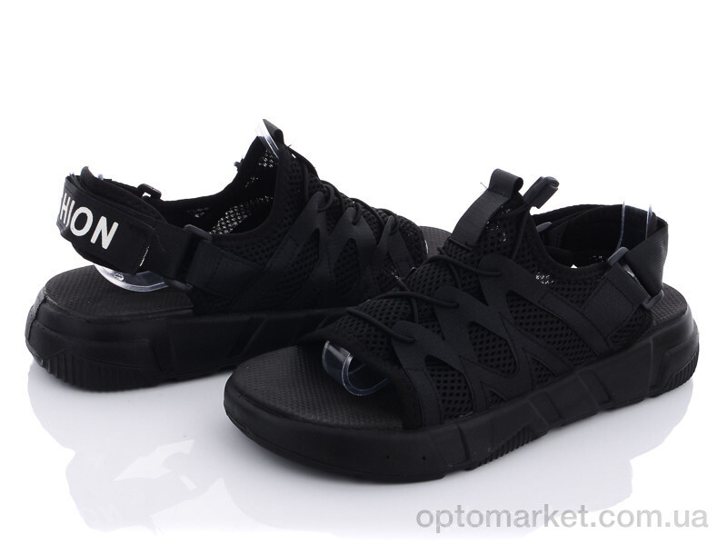 Купить Сандалі чоловічі 68-02 black Summer shoes чорний, фото 1