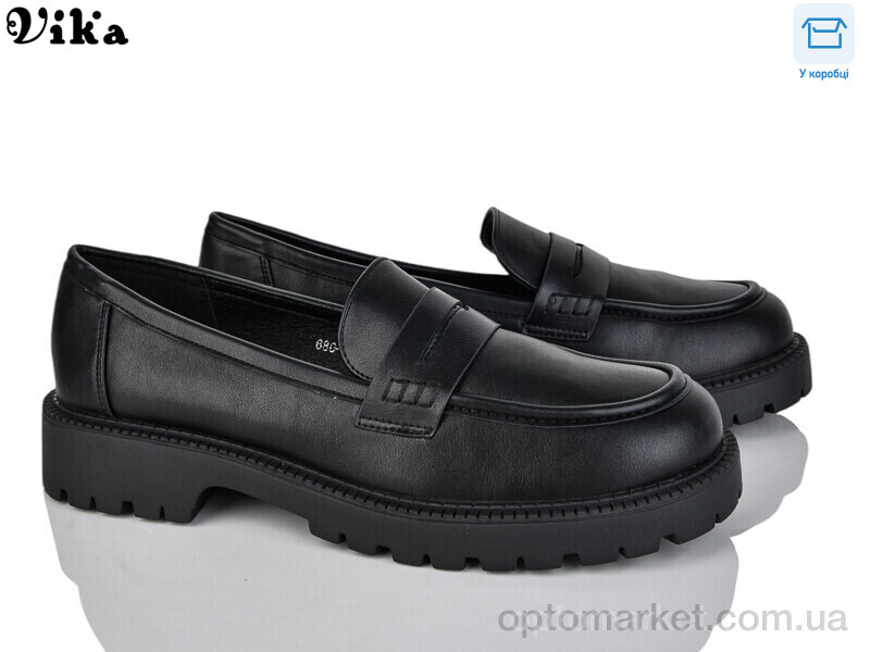 Купить Туфлі жіночі 680-1 Vika чорний, фото 1
