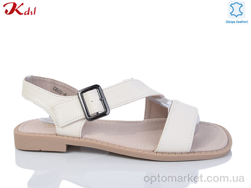 Купить Босоніжки жіночі 680-6 Kdsl бежевий, фото 1