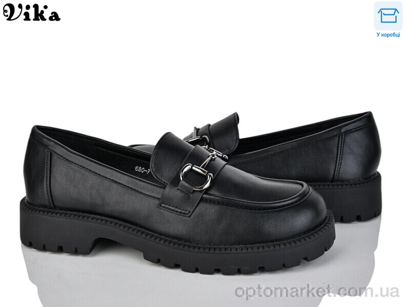 Купить Туфлі жіночі 680-7 Vika чорний, фото 1