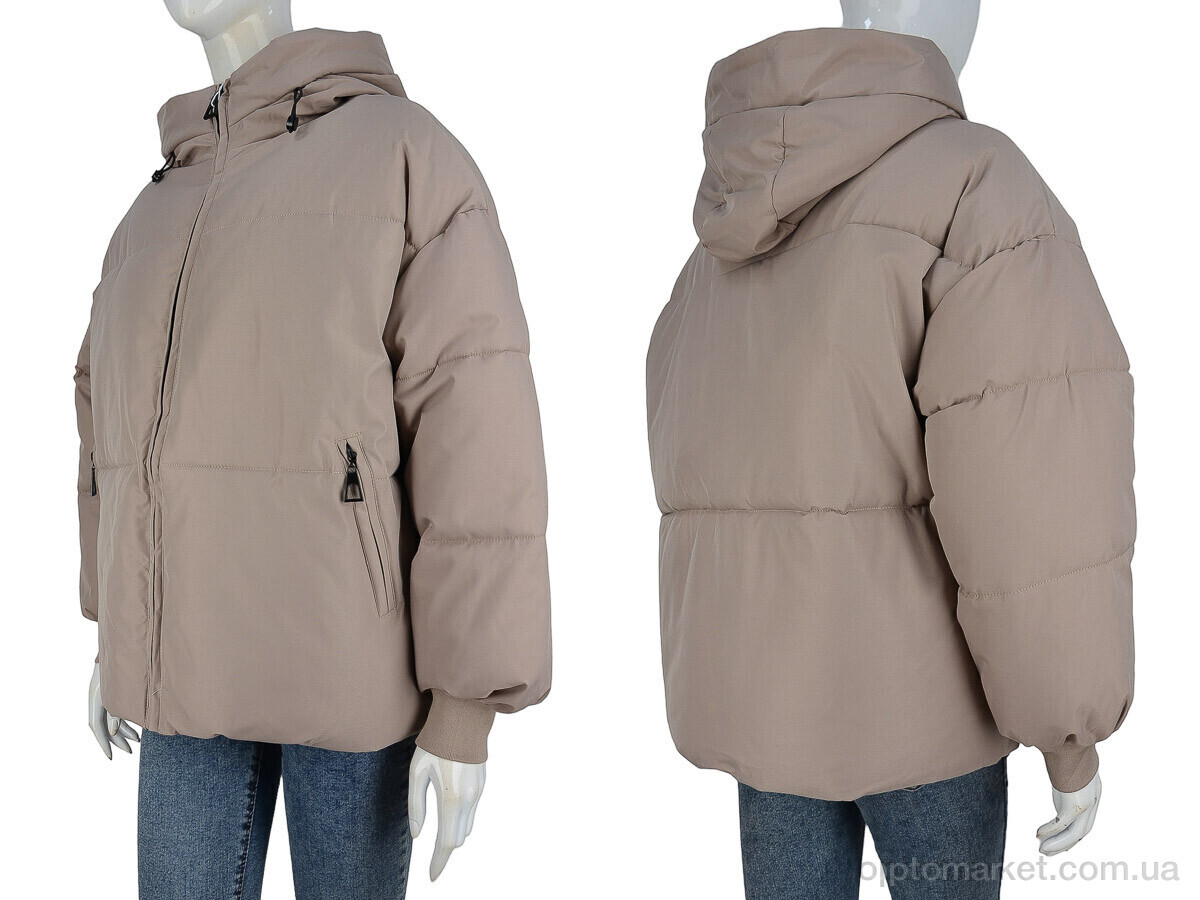 Купить Куртка жіночі 6805-1 d.beige Unimoco бежевий, фото 3