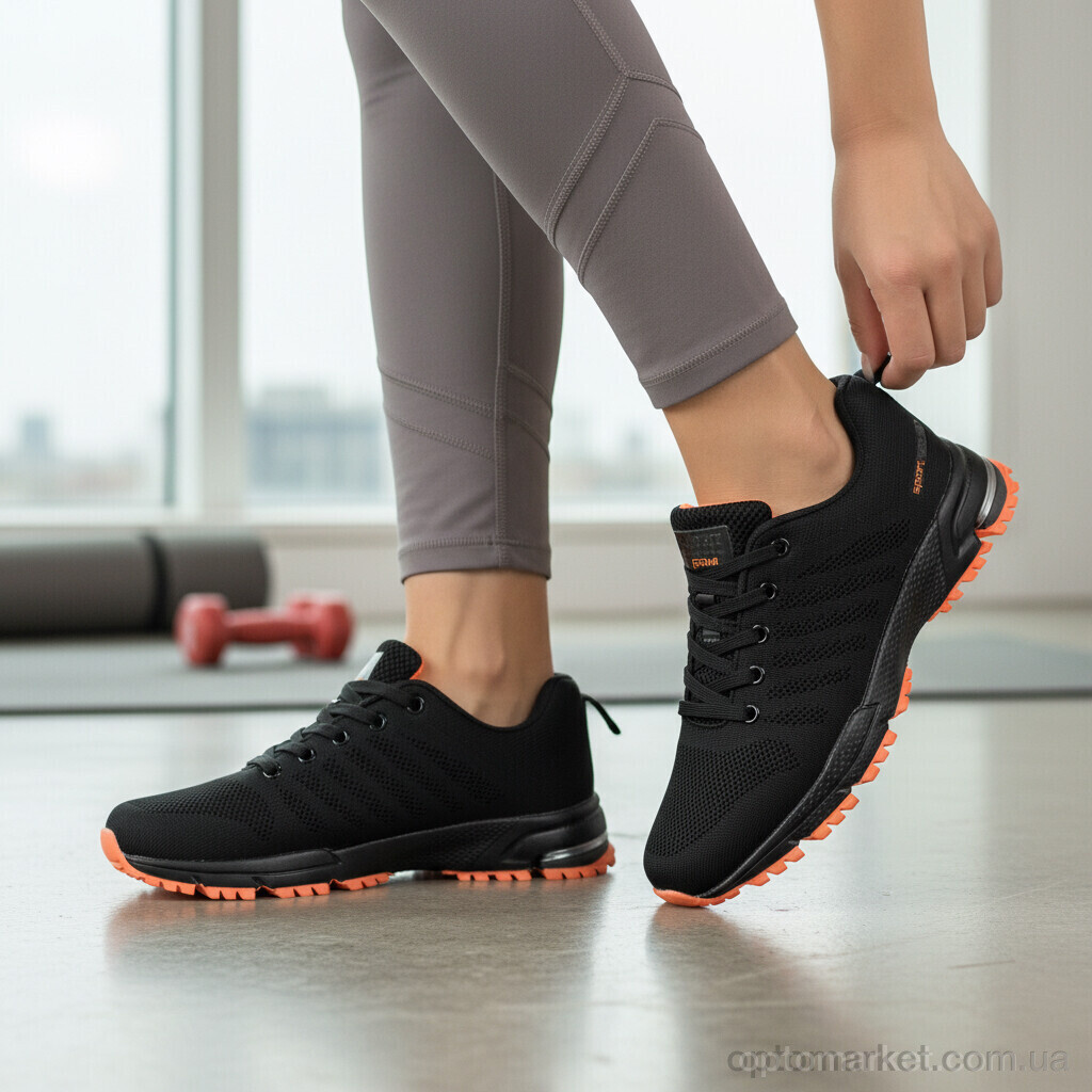 Купить Кросівки жіночі 6819B-15 Bonote чорний, фото 3