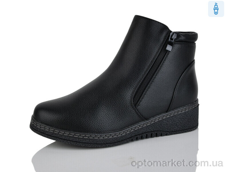 Купить Черевики жіночі 685 Leguzaza чорний, фото 1