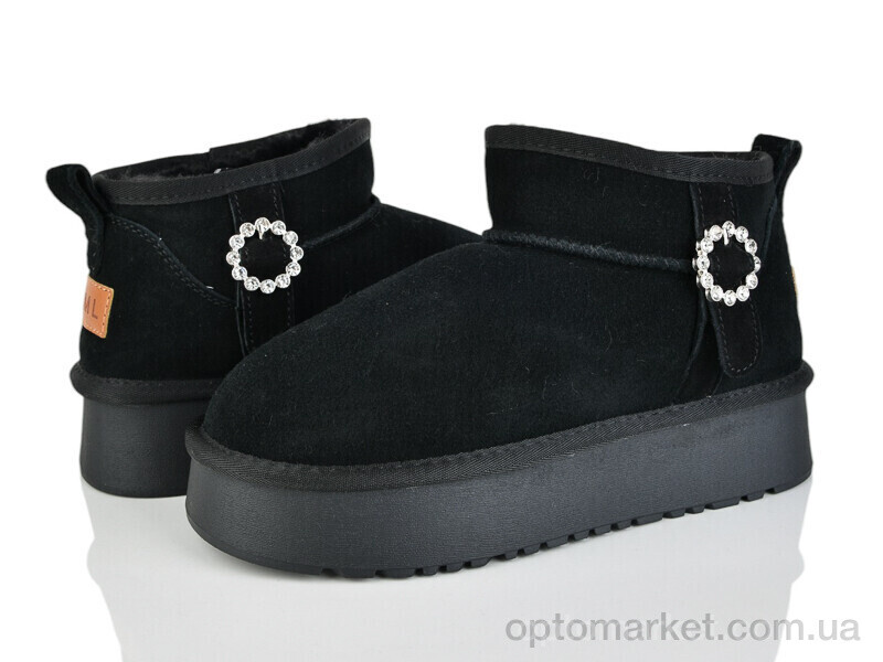 Купить Уги жіночі 6901-1 Yimeili чорний, фото 1