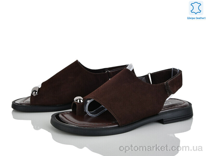 Купить Босоніжки жіночі 6905-4 Бабочка-Mengfuna-AESD коричневий, фото 1