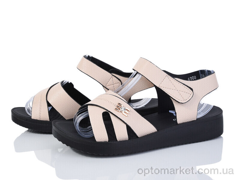 Купить Босоніжки жіночі 6908 beige YAQINIAO бежевий, фото 1