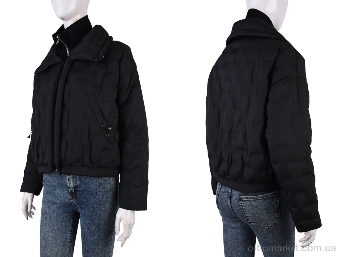 Купить Куртка жіночі 692-1 black FineBabyCat чорний, фото 3