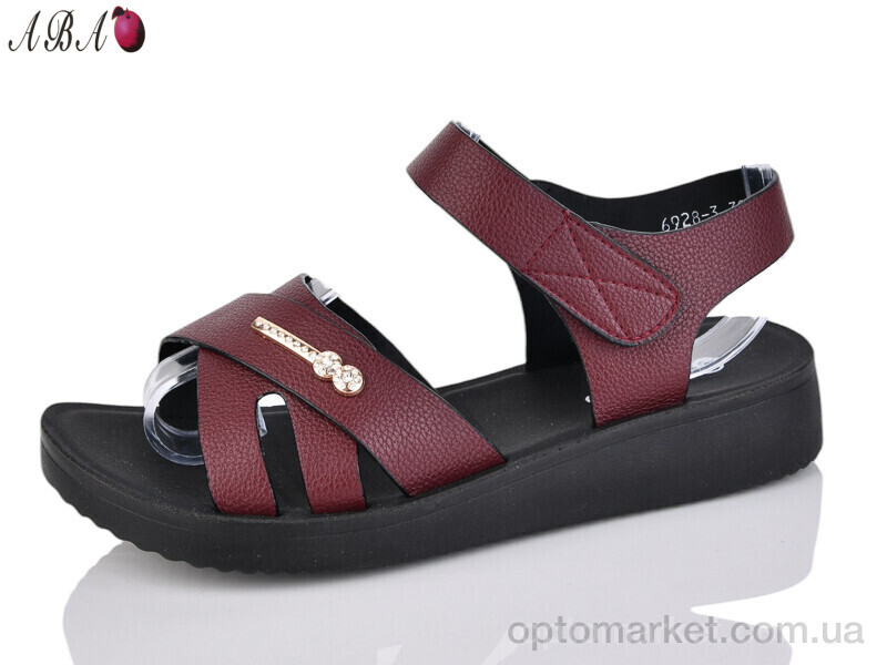 Купить Босоніжки жіночі 6928-3 YAQINIAO бордовий, фото 1