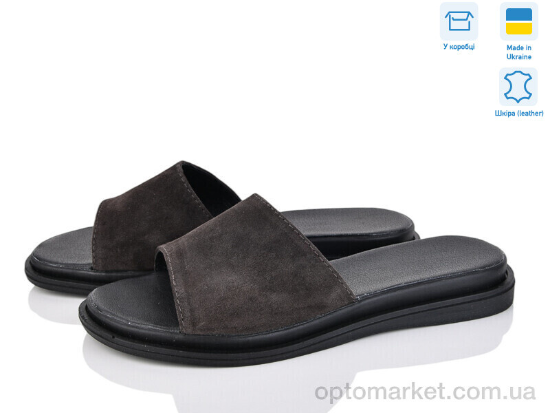 Купить Шльопанці жіночі 69502-5K Ailinda коричневий, фото 1