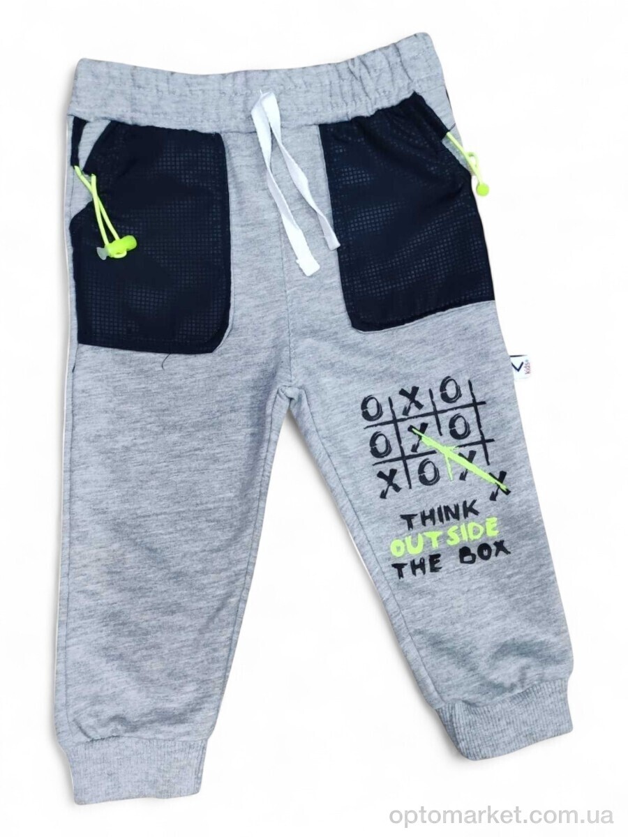 Купить Спортивні штаны дитячі 6975 св.сірий Melvin Kids сірий, фото 1