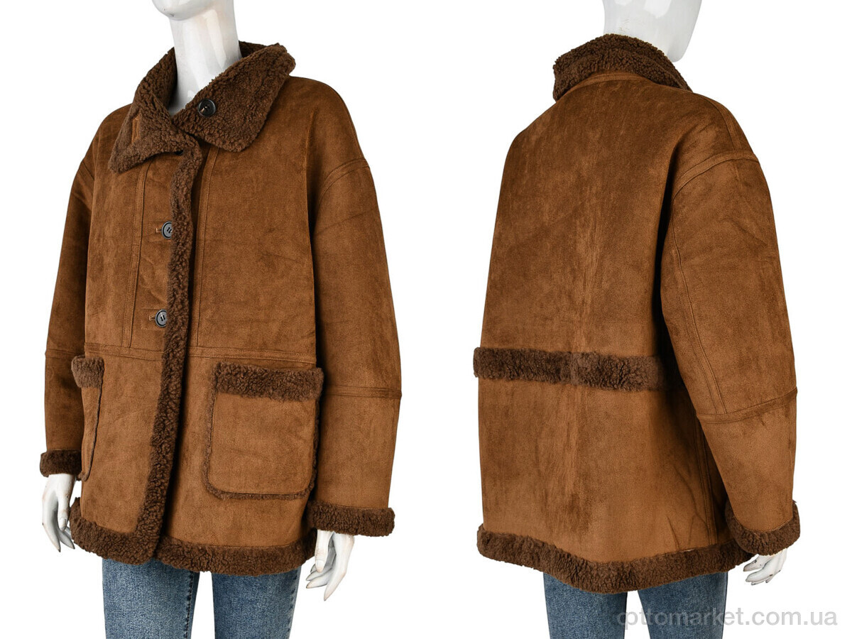 Купить Куртка жіночі 698 brown Edel коричневий, фото 5