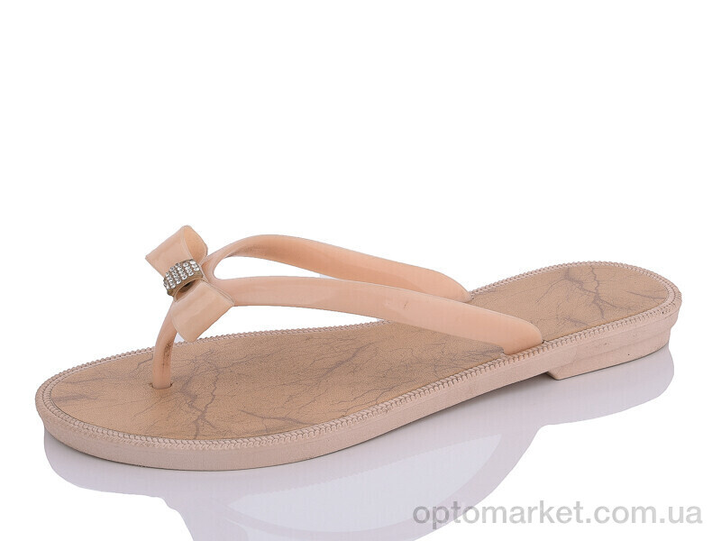 Купить Шльопанці жіночі 6S3 ARZO бежевий, фото 1