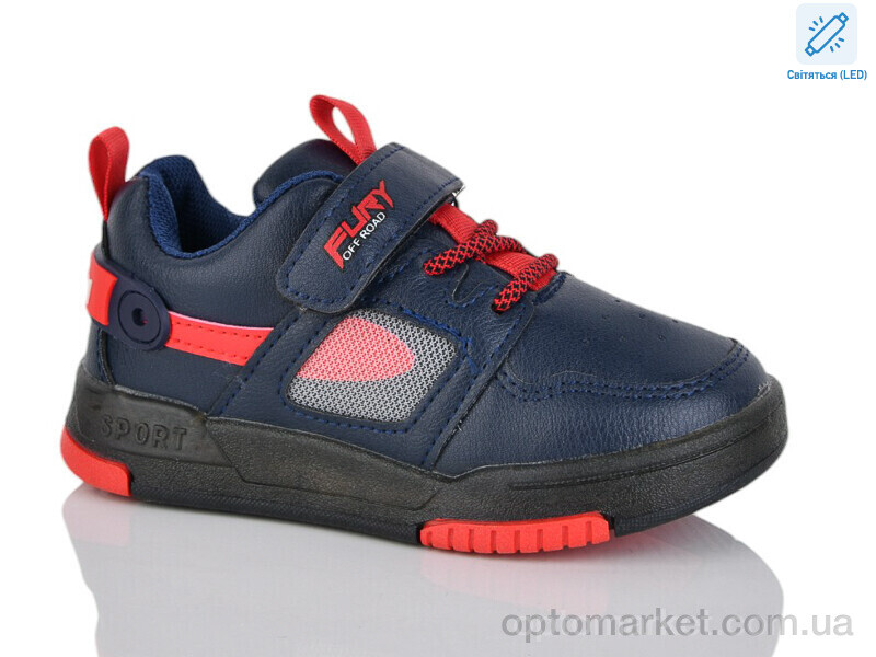 Купить Кросівки дитячі 7-2001LY LED Y.Top синій, фото 1