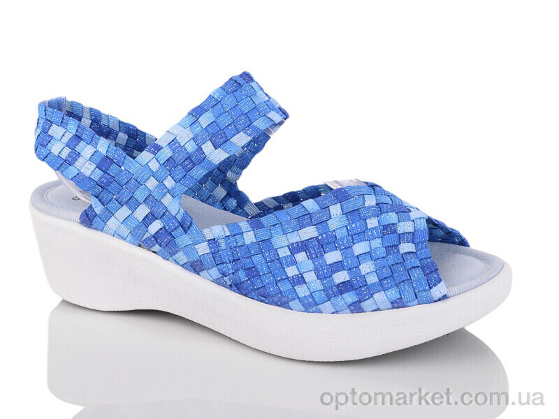 Купить Босоніжки жіночі 7-212C Fuguiyun синій, фото 1