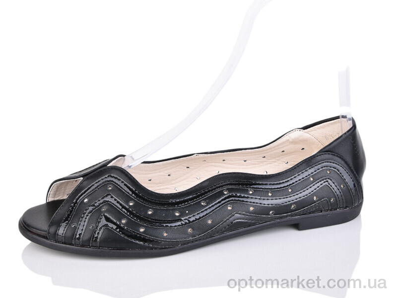 Купить Босоніжки жіночі 7-51B Fuguiyun чорний, фото 1