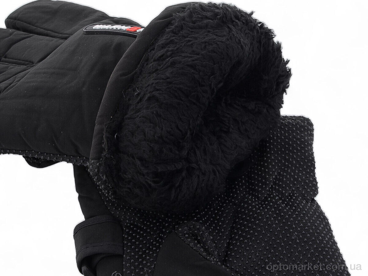 Купить Рукавички чоловічі 7-701 black Anjela чорний, фото 2