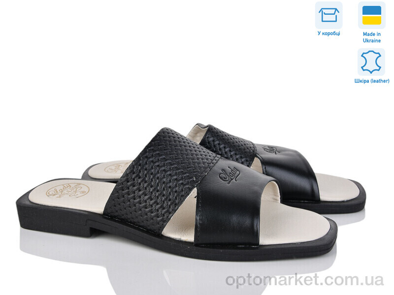 Купить Шльопанці жіночі 70 чорний Lady Million чорний, фото 1