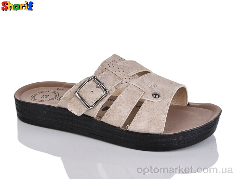 Купить Шльопанці жіночі 700-1 Serra бежевий, фото 1