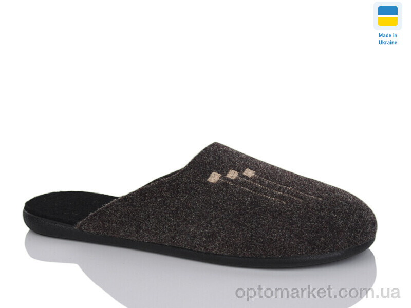 Купить Капці чоловічі 700-14 Klerotex коричневий, фото 1