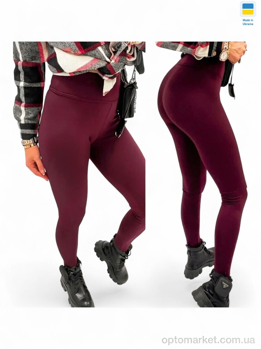 Купить Лосини жіночі 700 бордовий Sport style бордовий, фото 1