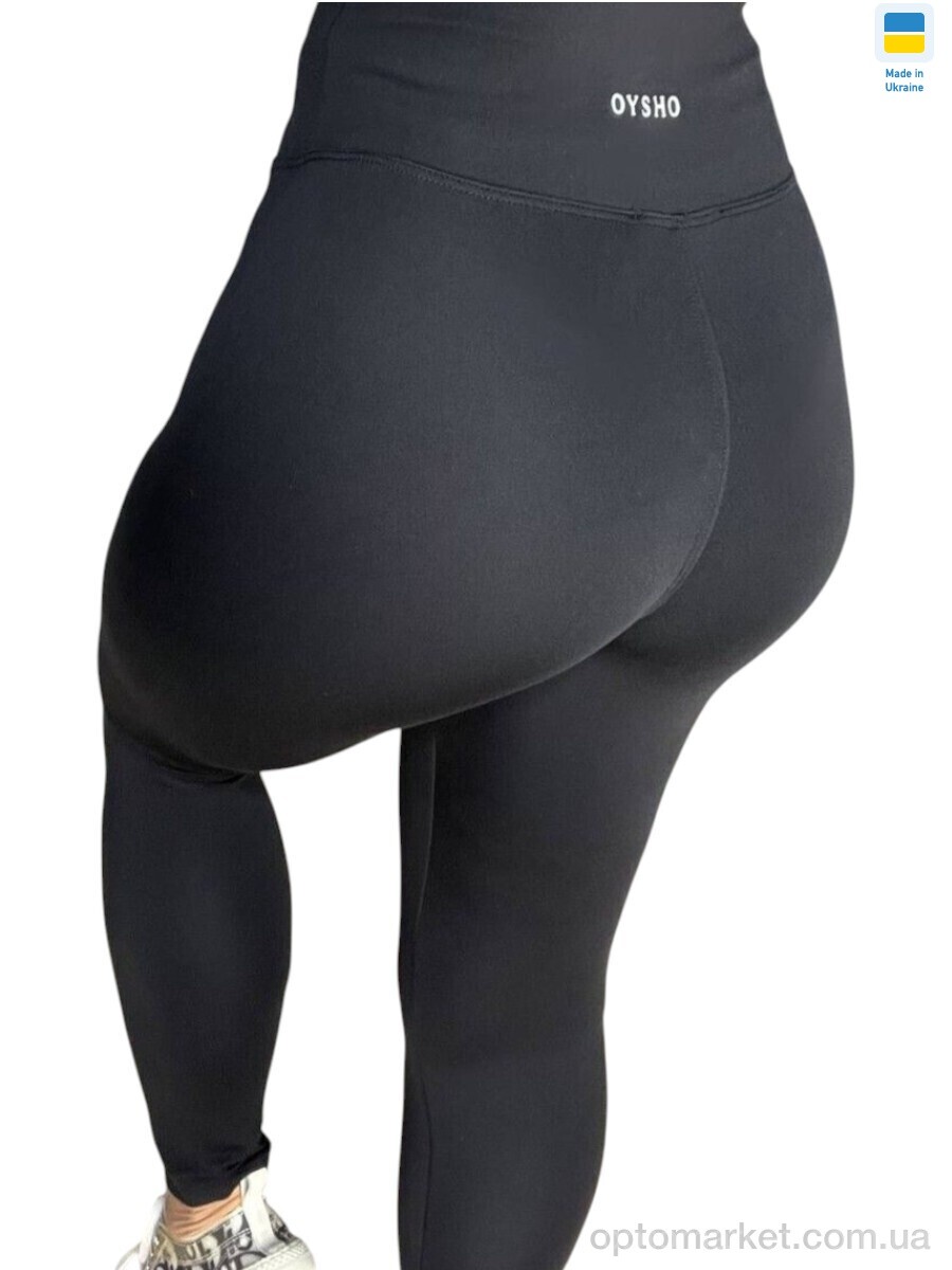 Купить Лосини жіночі 70002 чорний Sport style чорний, фото 1