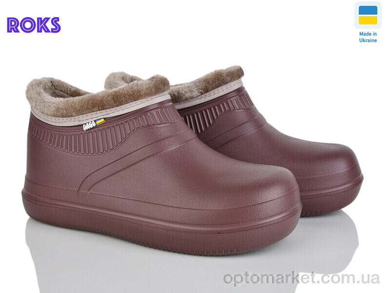 Купить Галоші жіночі 7004 шоколад Dago коричневий, фото 1