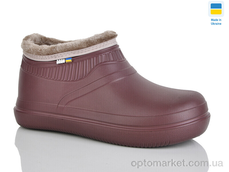 Купить Галоші унісекс 7004 шоколад Dago коричневий, фото 1