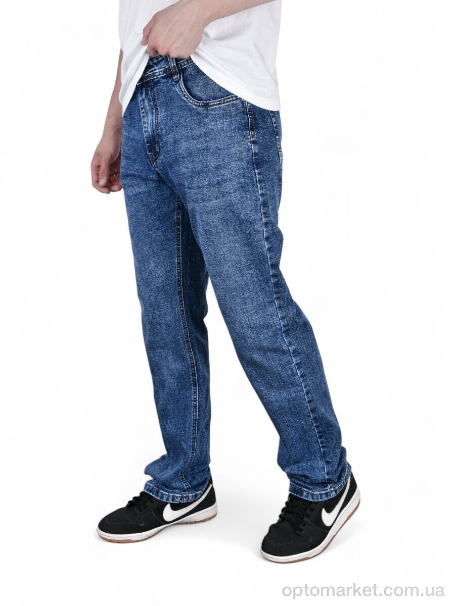 Купить Джинси чоловічі 7008 класика Baronjns синій, фото 2