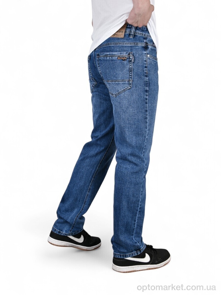 Купить Джинси чоловічі 7009 класика Baronjns синій, фото 4