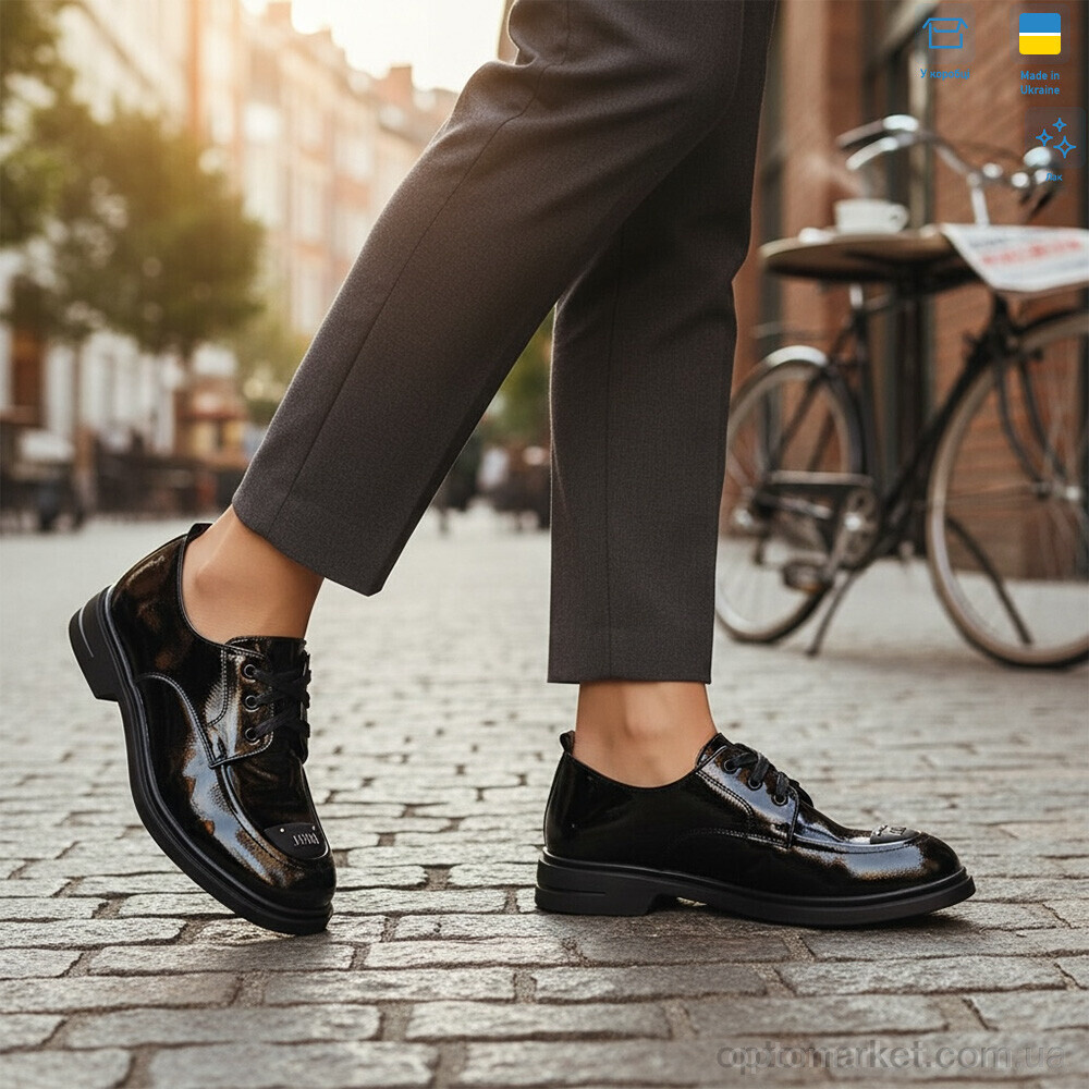 Купить Туфлі жіночі 701-17 Tamei чорний, фото 2