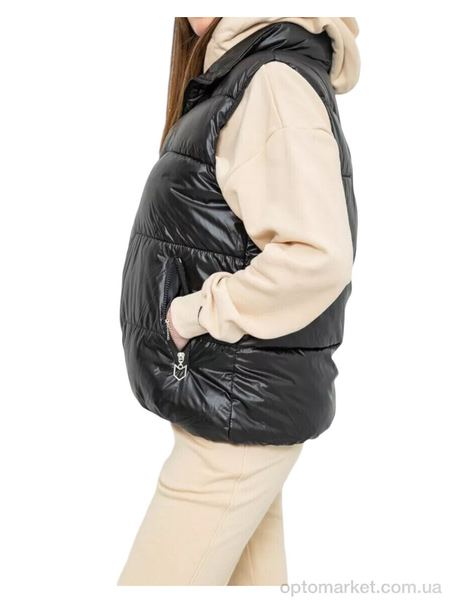 Купить Жилетка жіночі 7011 чорний BAN ZHU XIONG чорний, фото 3