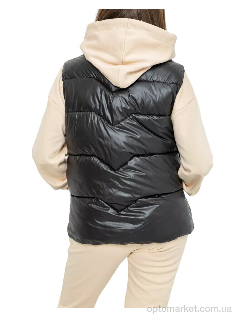 Купить Жилетка жіночі 7011 чорний BAN ZHU XIONG чорний, фото 4