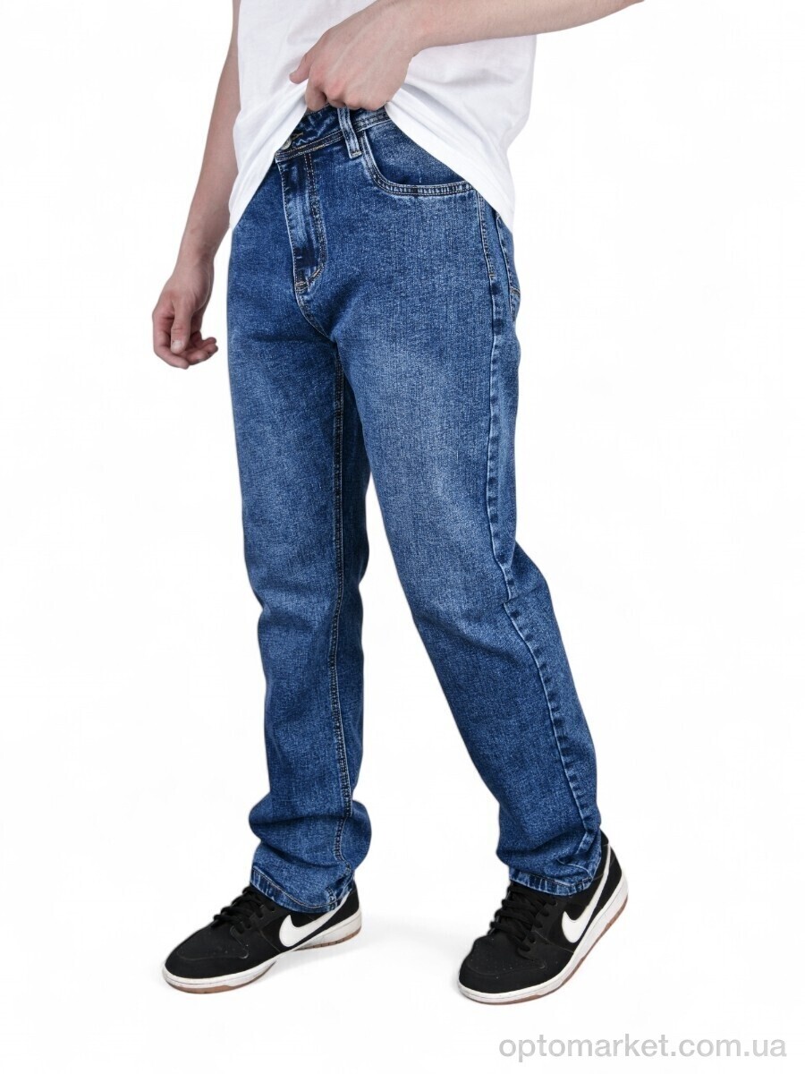 Купить Джинси чоловічі 7011 класика Baronjns синій, фото 2