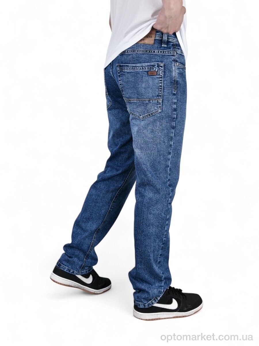Купить Джинси чоловічі 7011 класика Baronjns синій, фото 4