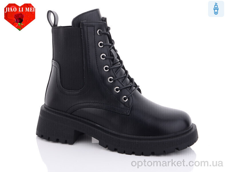 Купить Черевики жіночі 701 Jiao Li Mei чорний, фото 1