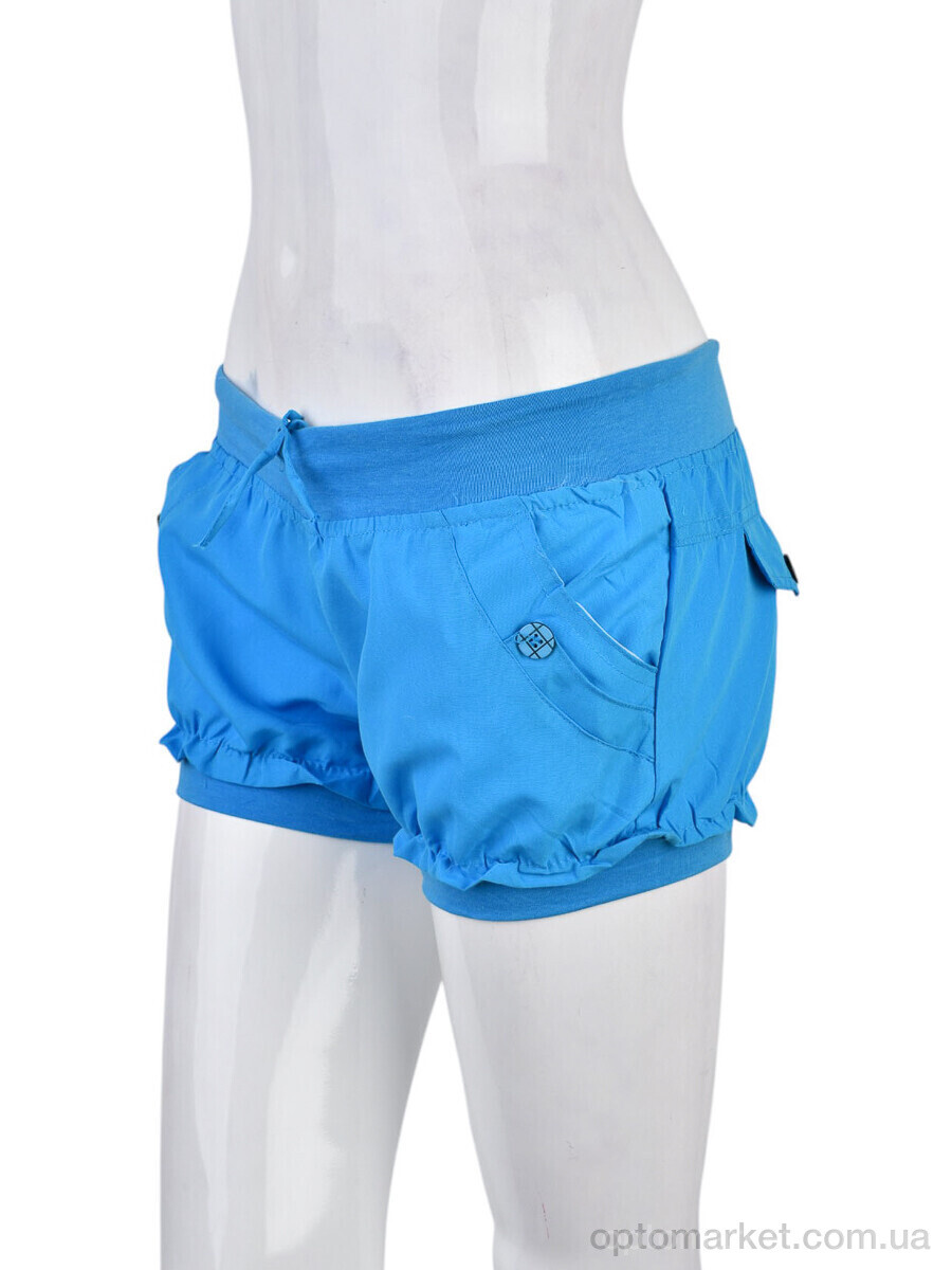 Купить Шорти жіночі 7012-3 blue (02019) Shandian синій, фото 1