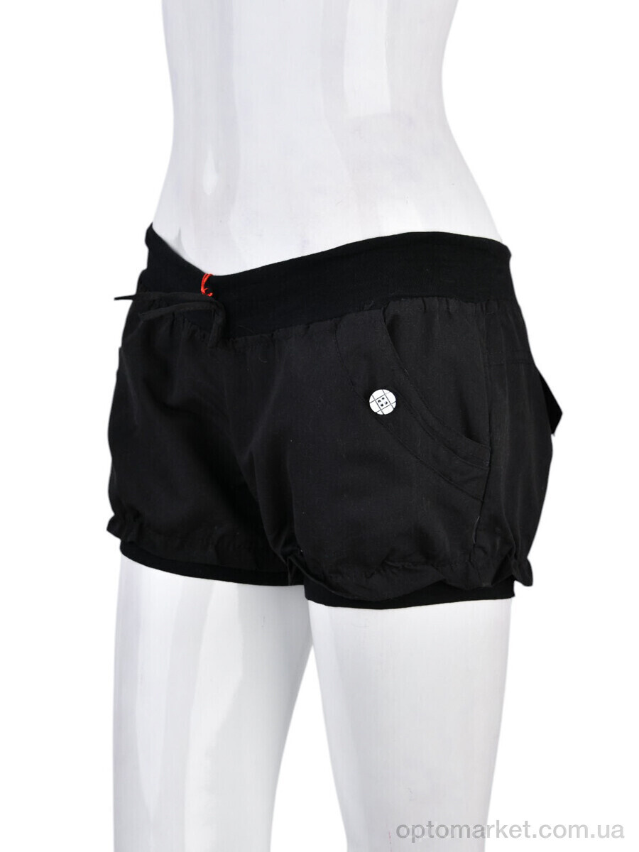 Купить Шорти жіночі 7012-5 black (02019) Shandian чорний, фото 1
