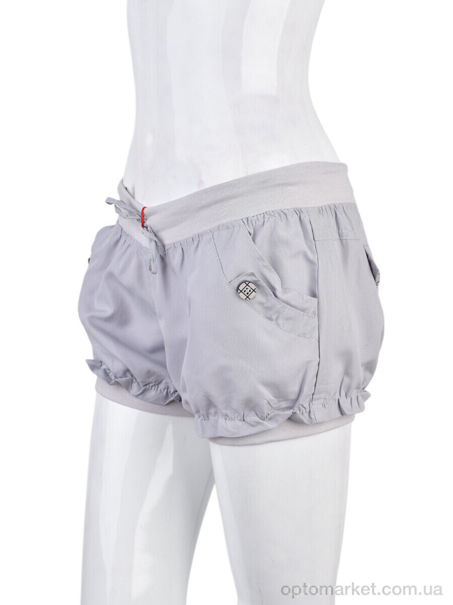 Купить Шорти жіночі 7012-8 grey (02019) Shandian сірий, фото 1